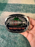 Vintage Budweiser Frog “This Buds For You” Belt Buckle