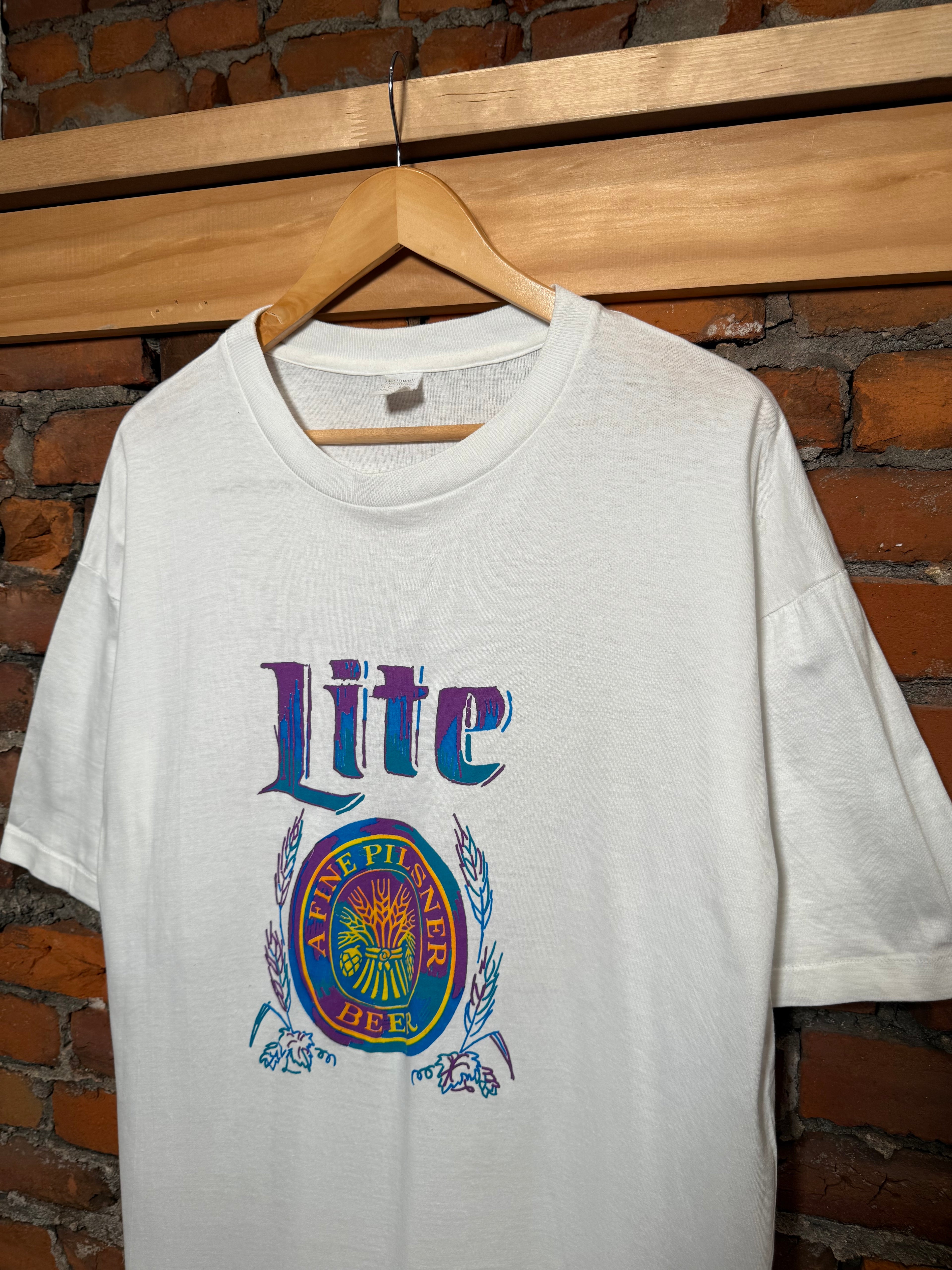 Vintage 90s Miller Lite T-Shirt (XL)