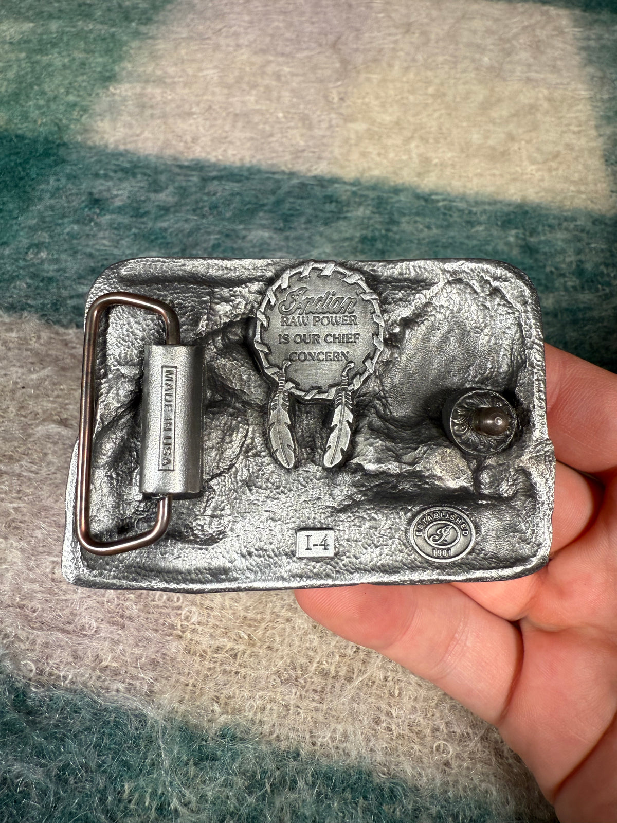 Vintage Indian Motorcycles Belt Buckle