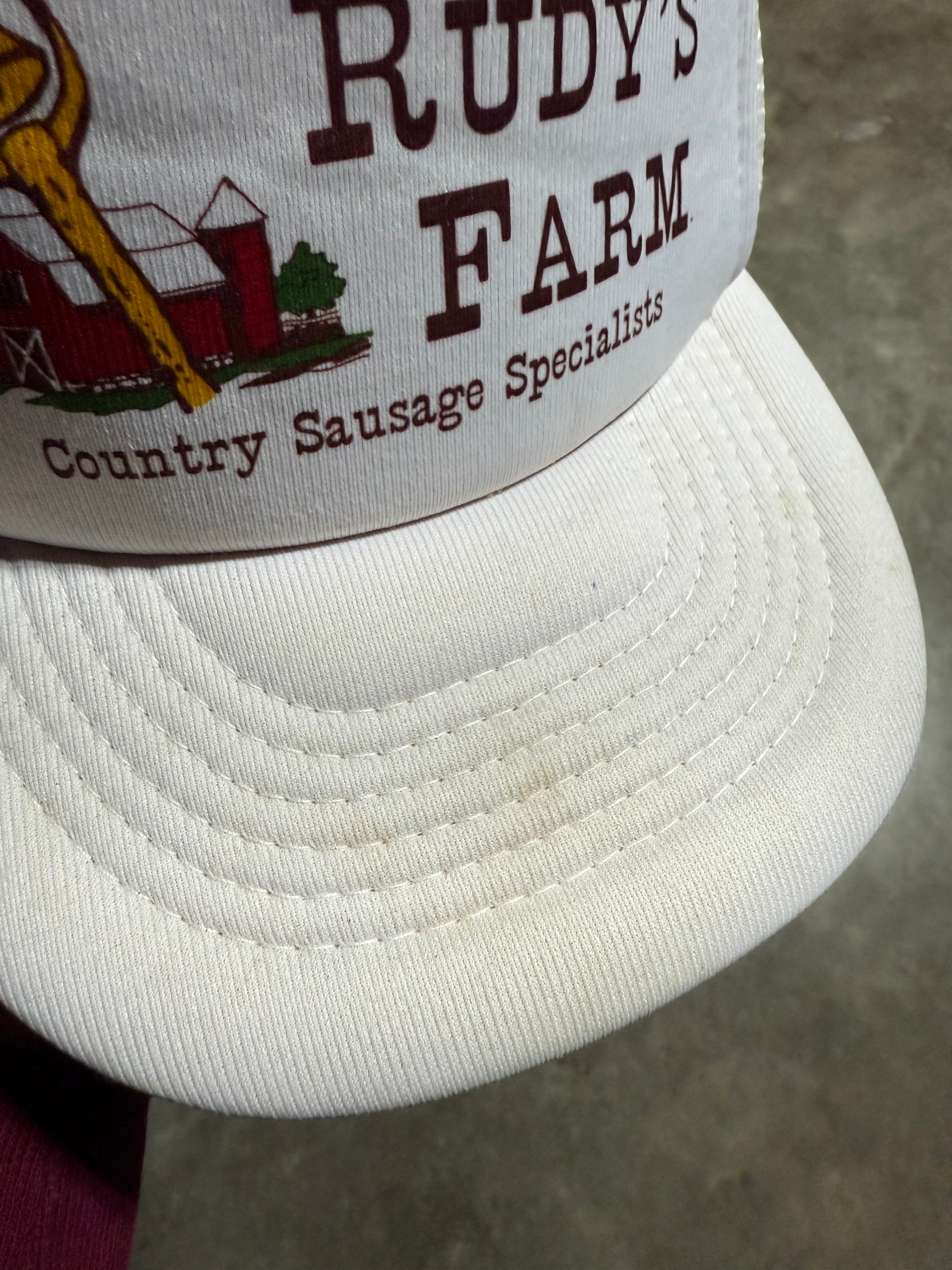 Vintage Rudy’s Family Farm Country Sausage Specialist Trucker Hat