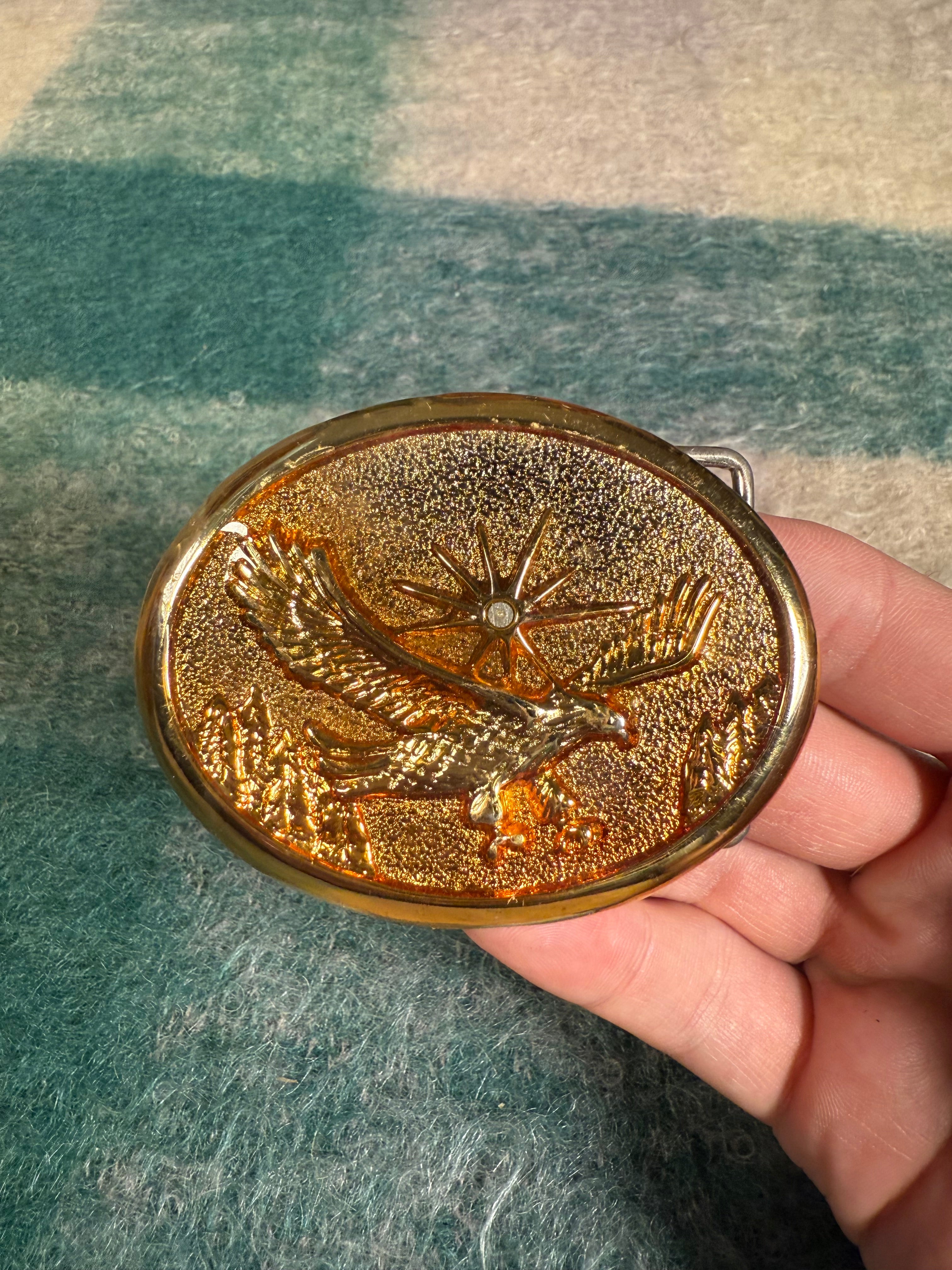 Vintage Flying Eagle Belt Buckle
