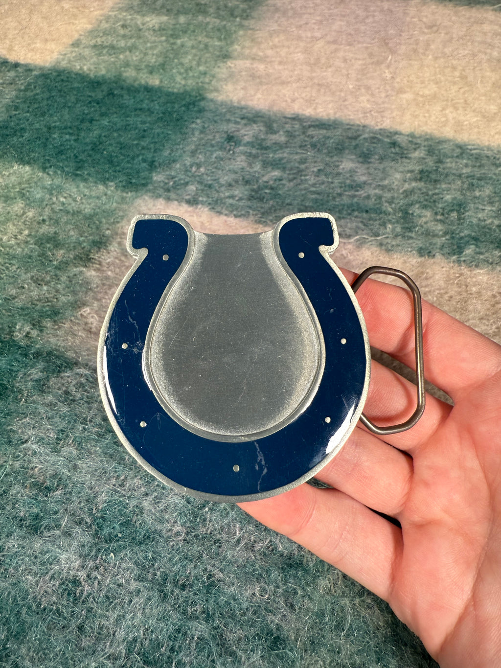 Vintage 2000s Indianapolis Colts Big Logo Belt Buckle