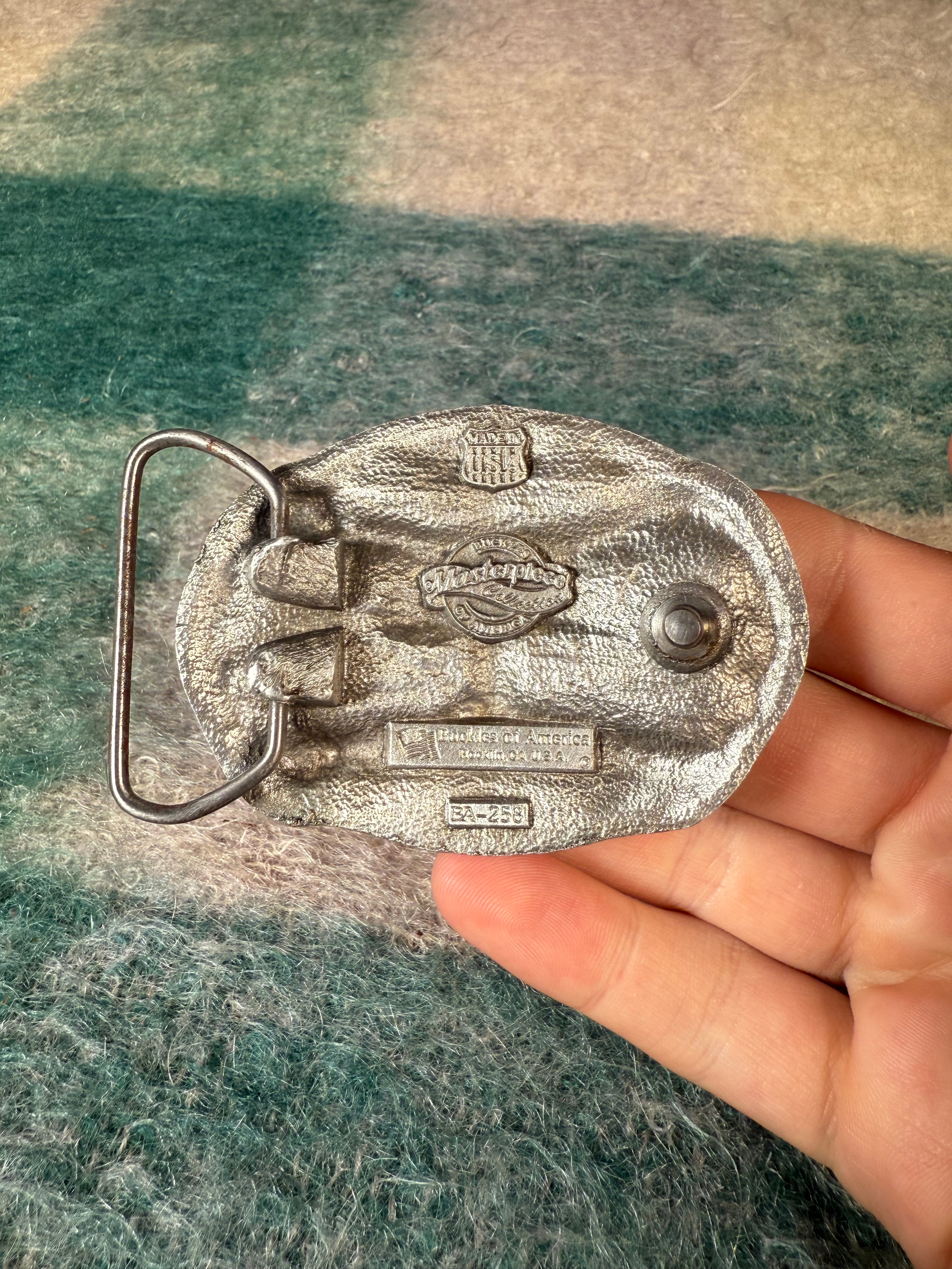 Vintage Take Time For Jesus Belt Buckle
