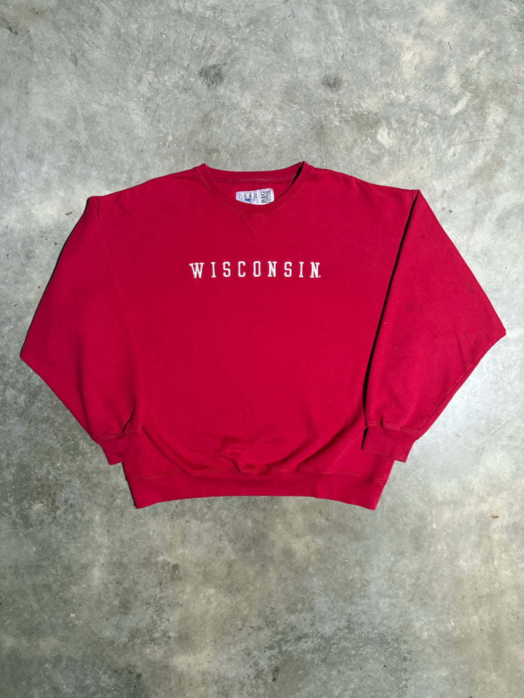 Vintage Wisconsin Embroidered Crewneck (XL)
