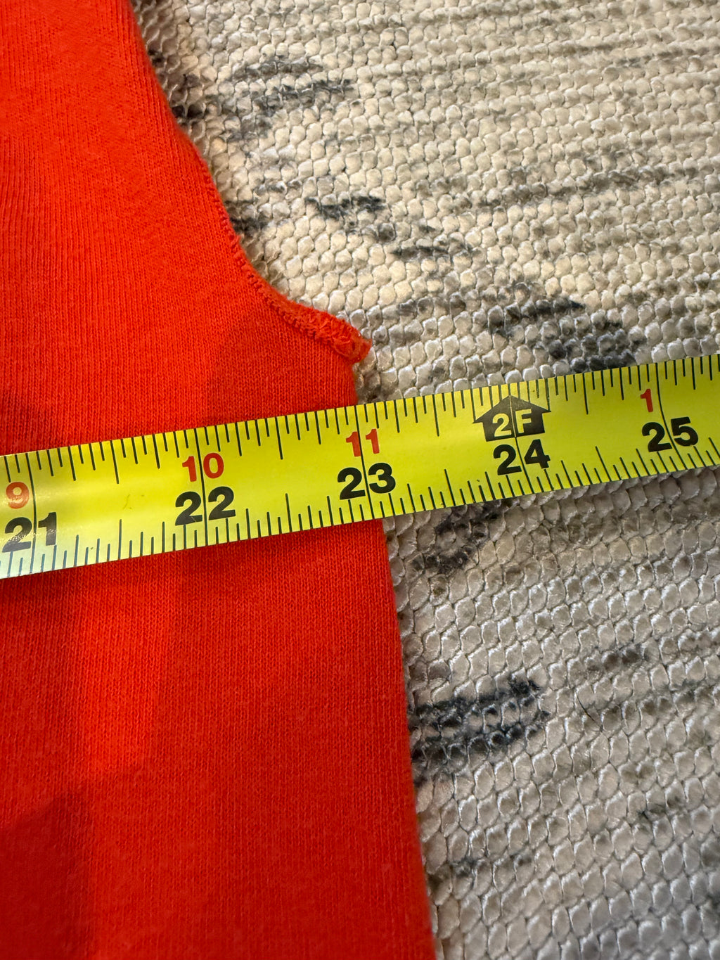 Vintage Orange Cutoff Tee (XL)