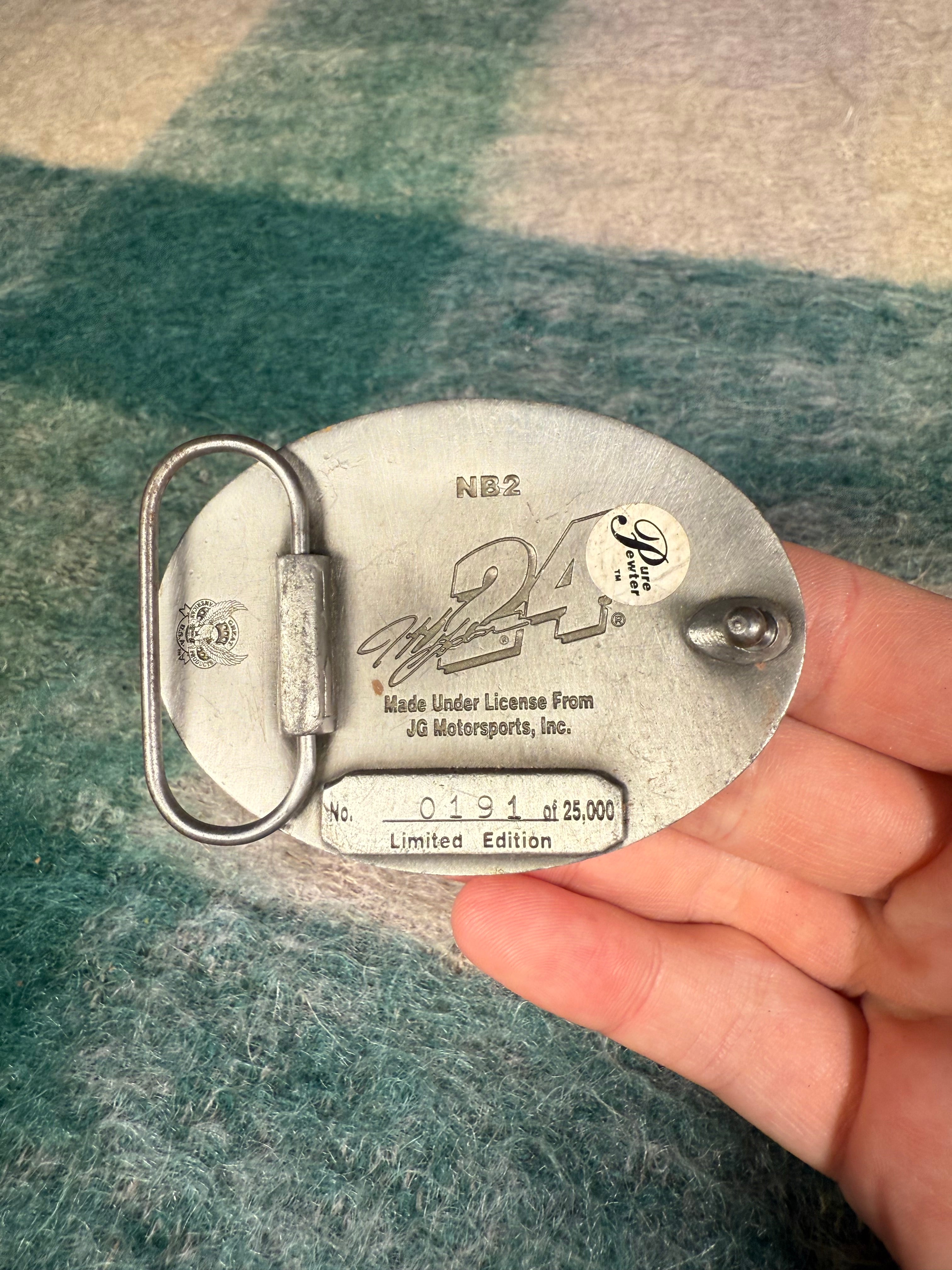 Vintage Jeff Gordon Limited Edition Belt Buckle