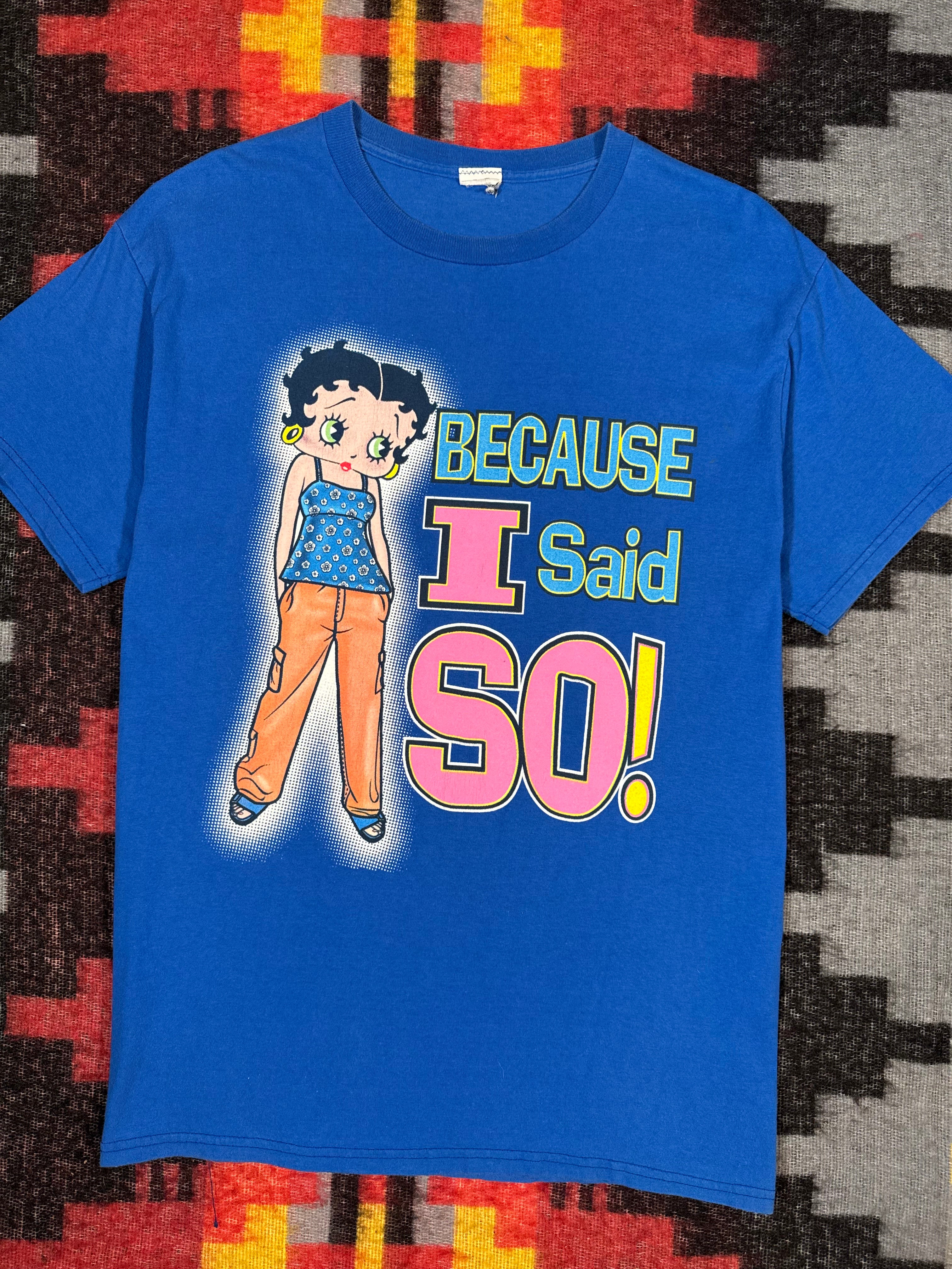 Vintage Because I Said So! Betty Boop Shirt (L)