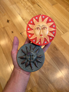 Lot of 2 Vintage Celestial Sun Wall Hangs