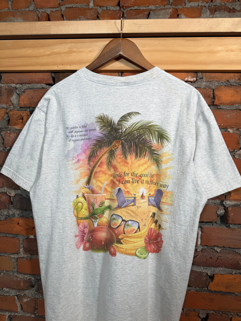 Vintage Taste For The Good Life Caribbean Soul Shirt (XL)