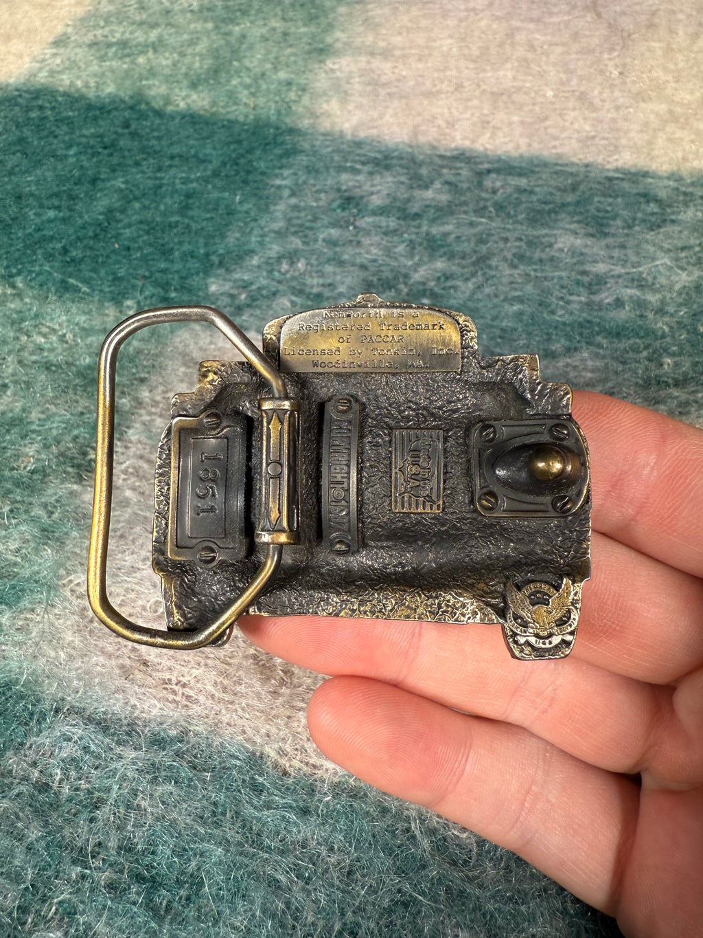 Vintage Kenworth Trucks Belt Buckle