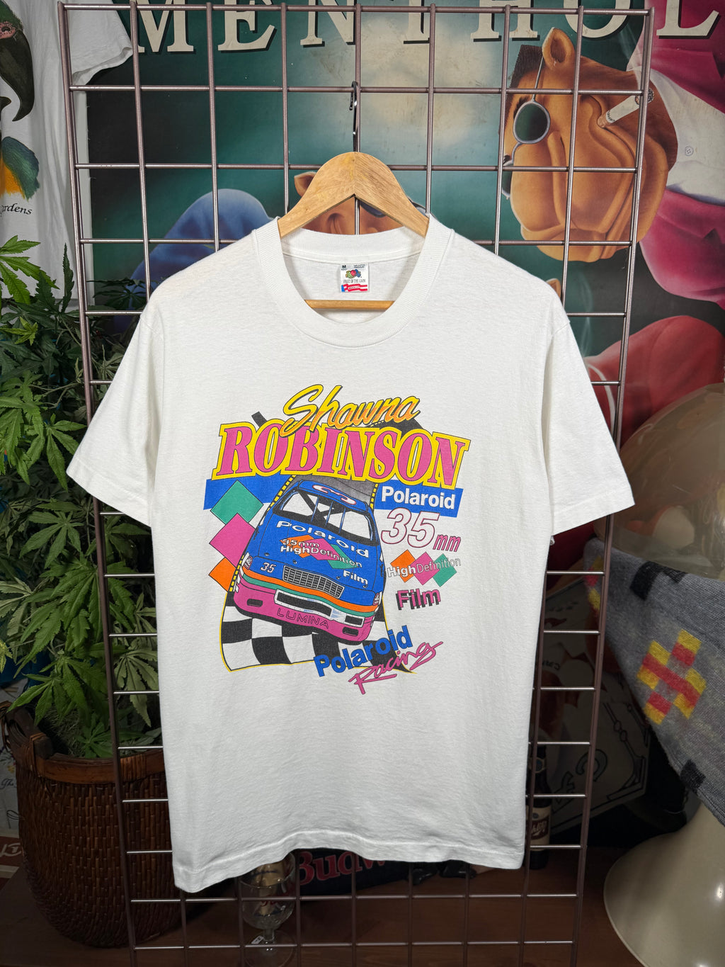 Vintage Early 90s Polaroid Racing T-Shirt (M)