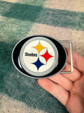 Vintage 2000s Steelers Logo Belt Buckle