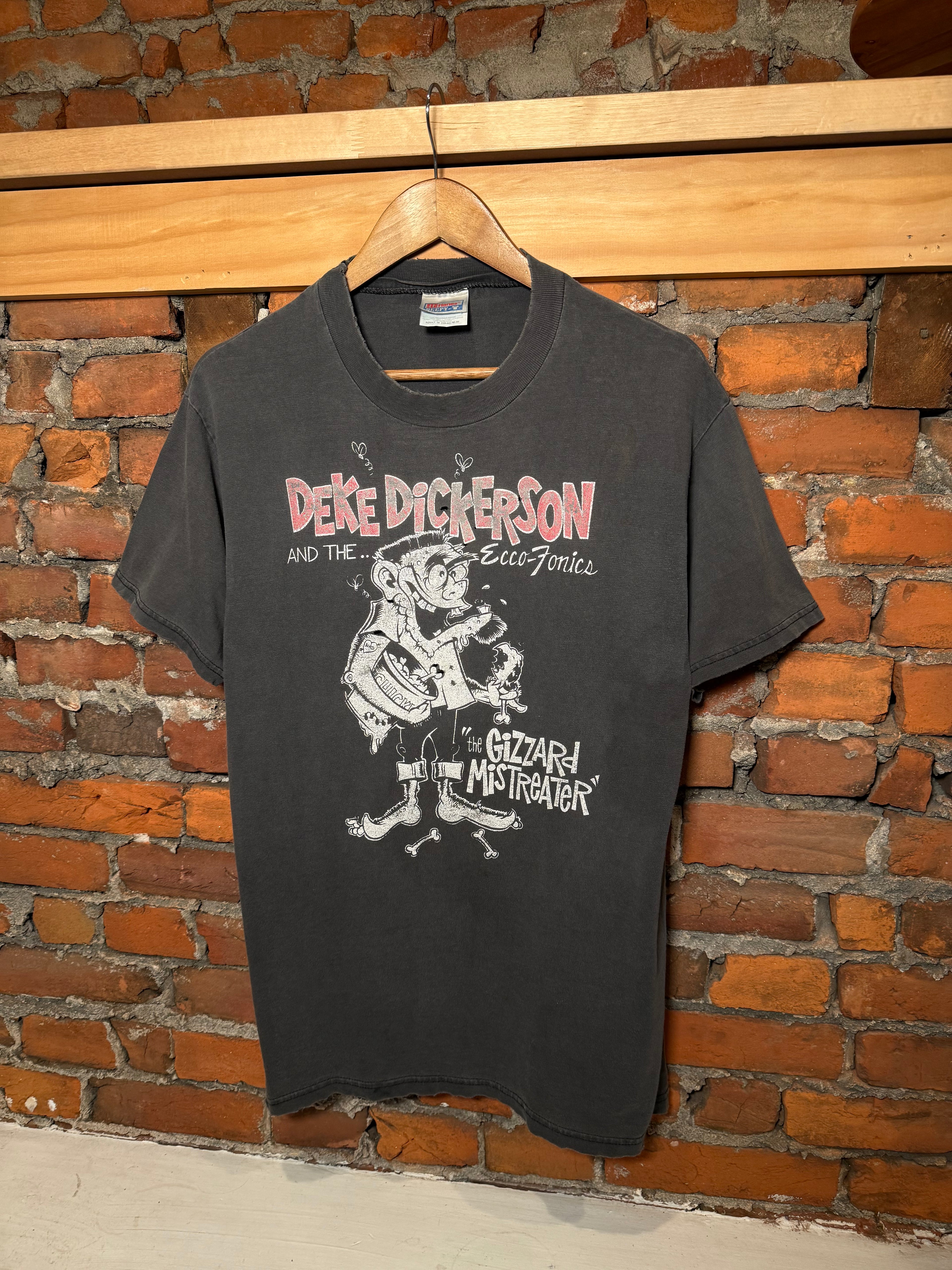 Vintage 90s Deke Dickerson and the Ecco-Fonics Distressed Tee (M)