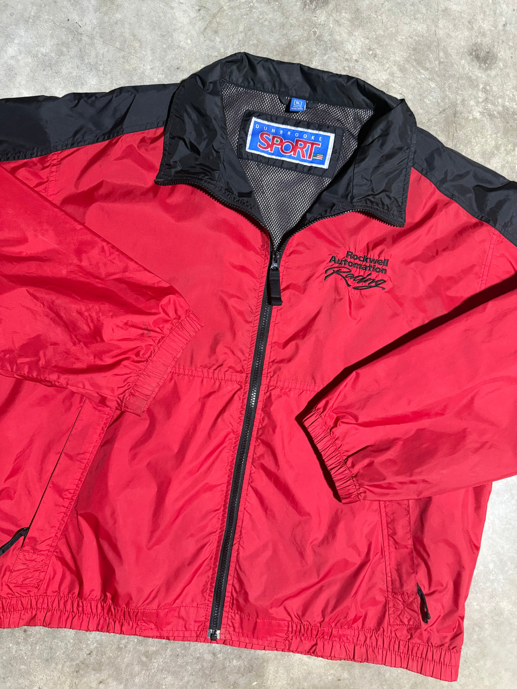 Vintage Rockwell Automation Racing Windbreaker (XL)