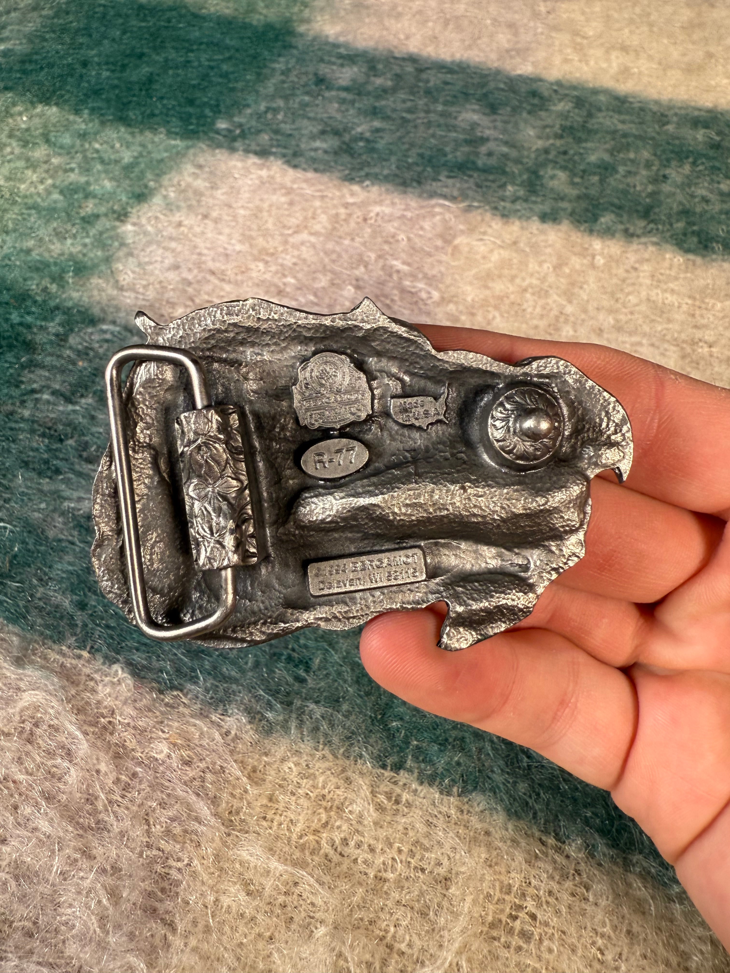 Vintage Dragon Head Belt Buckle