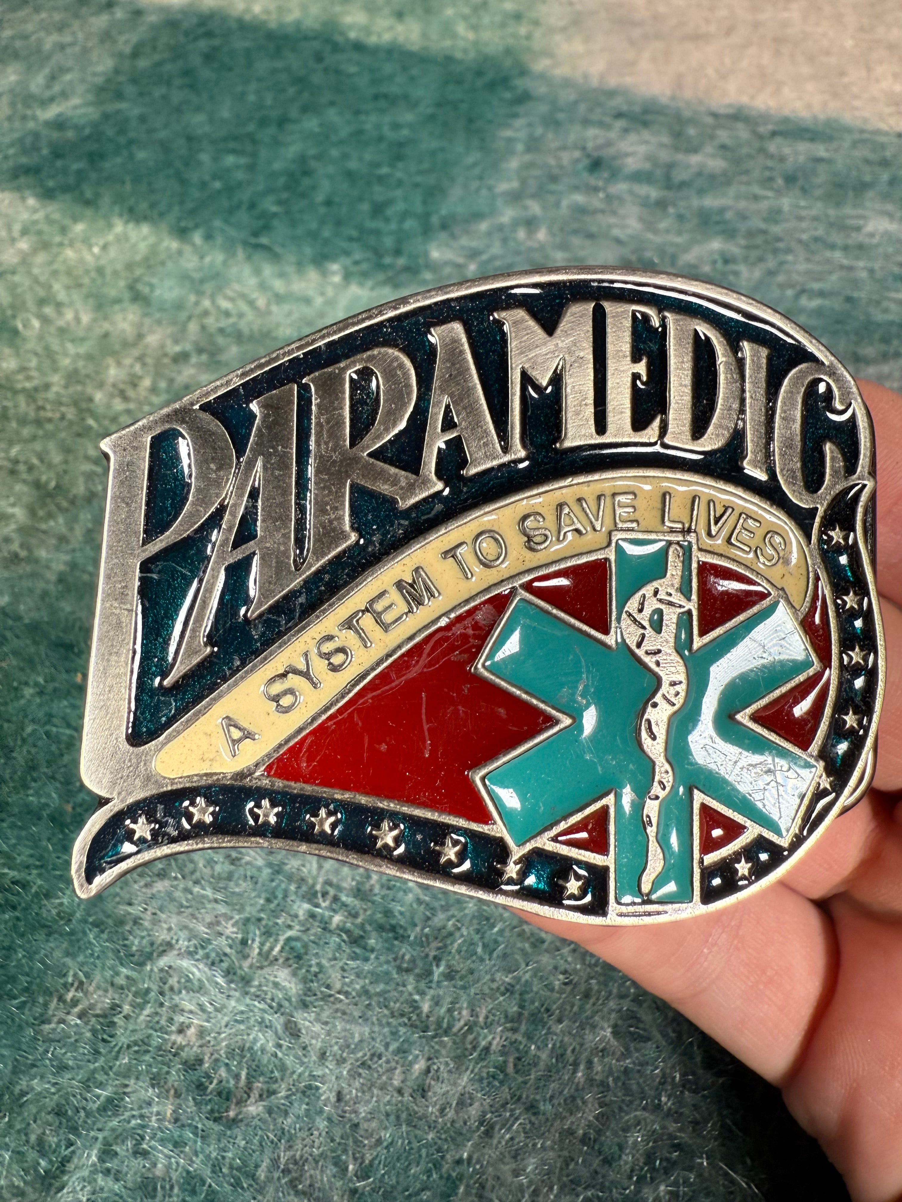 Vintage Paramedic Belt Buckle