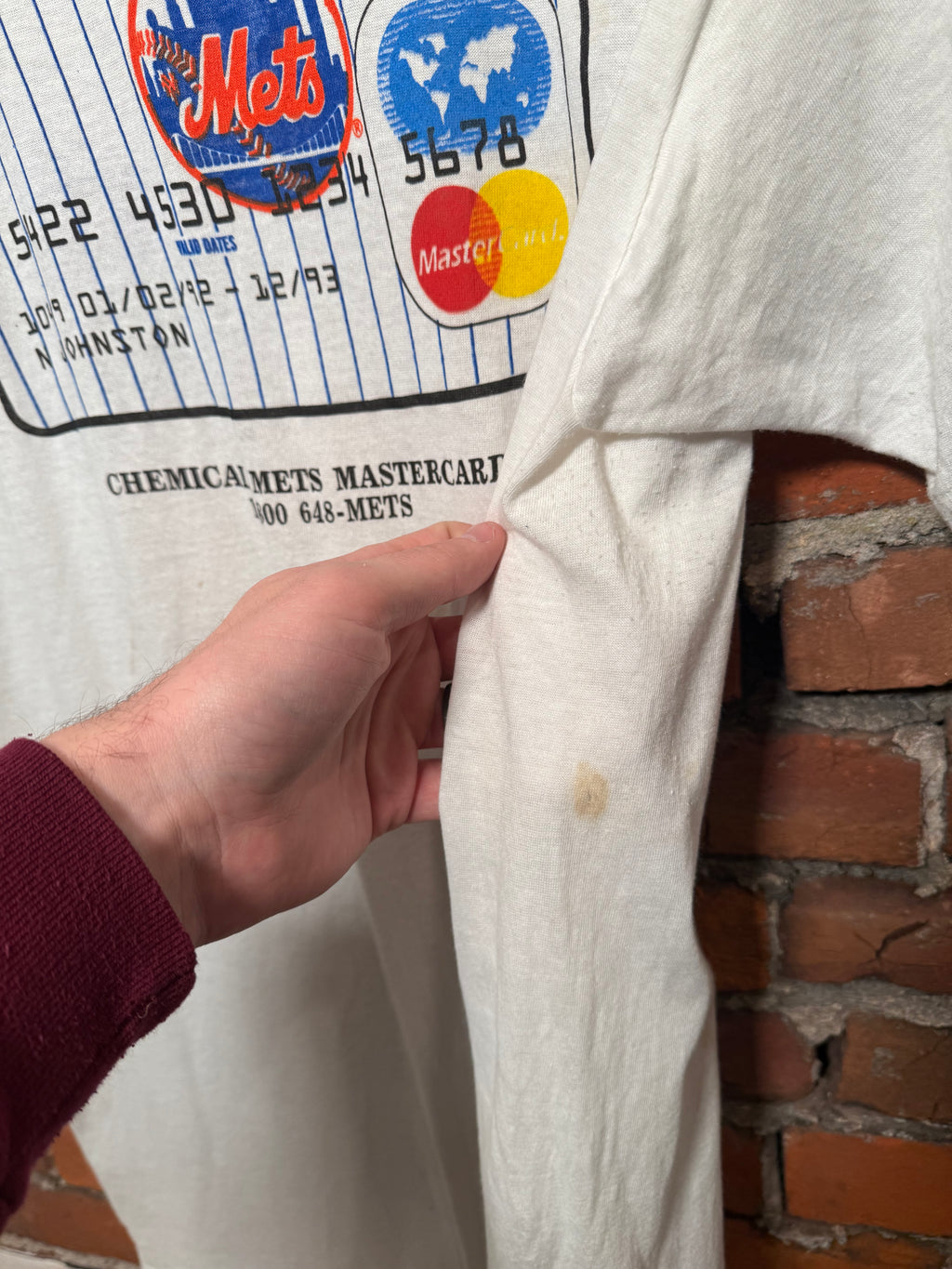Vintage 1993 Mets Mastercard T-Shirt (XL)