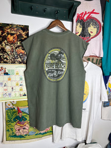 Vintage Kure Beach Dog Cutoff Tee (XL/2XL)