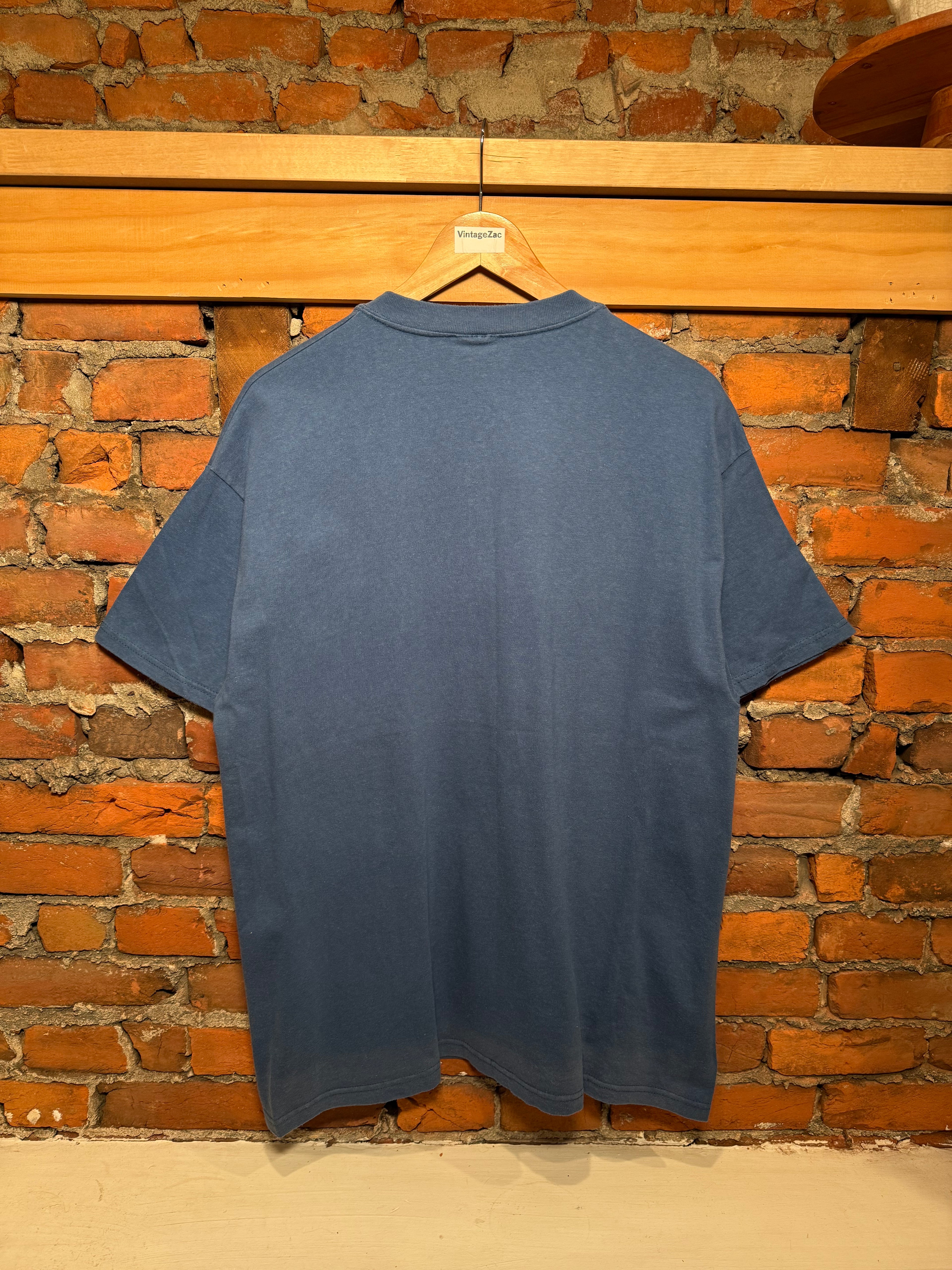 Vintage Snowy Landscape T-Shirt (L)