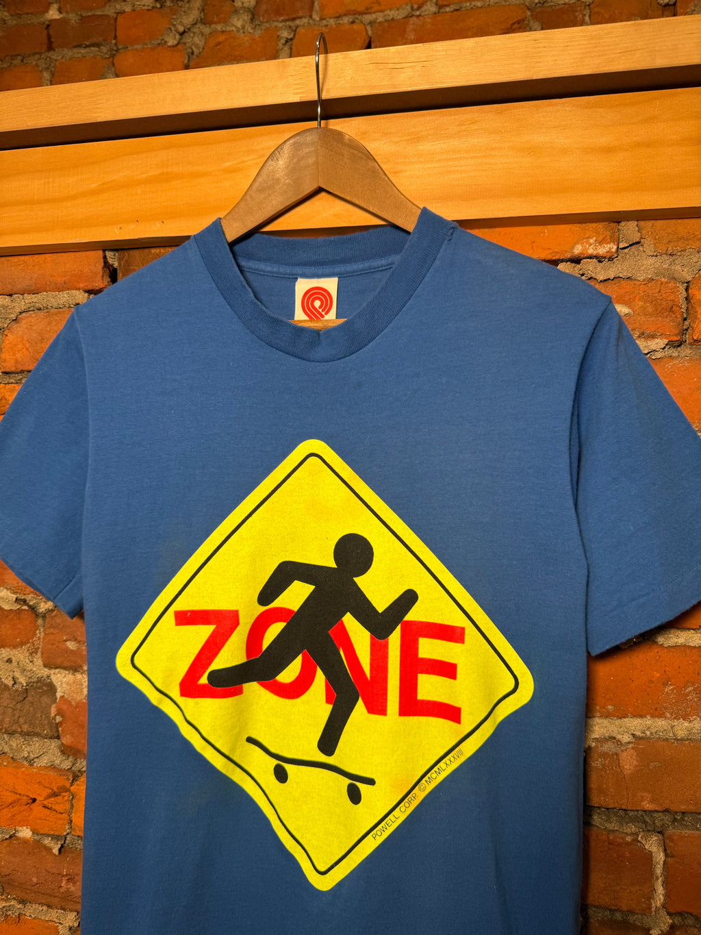 Vintage 1988 Powell Peralta Skate Zone Double Sided Shirt (S)