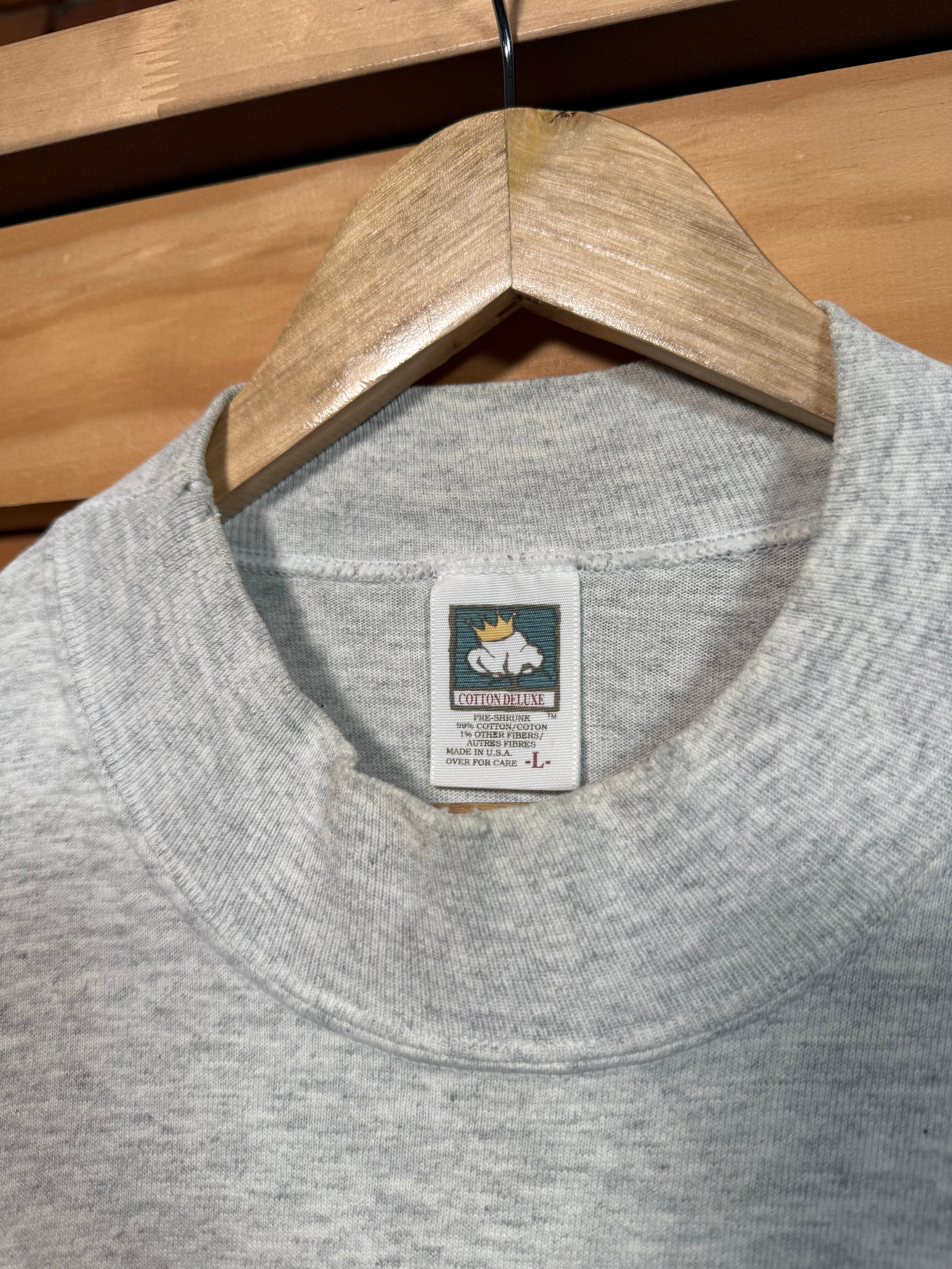 Vintage Lake Itasca Mock Neck Shirt (L)
