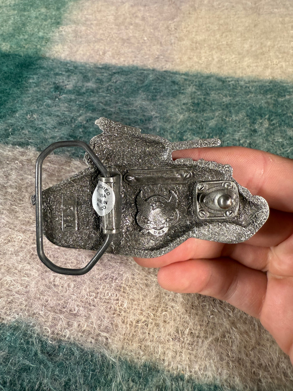 Vintage Tank Belt Buckle