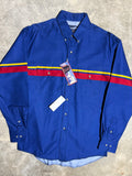 Vintage Unworn Wrangler Striped Button Down (XL)