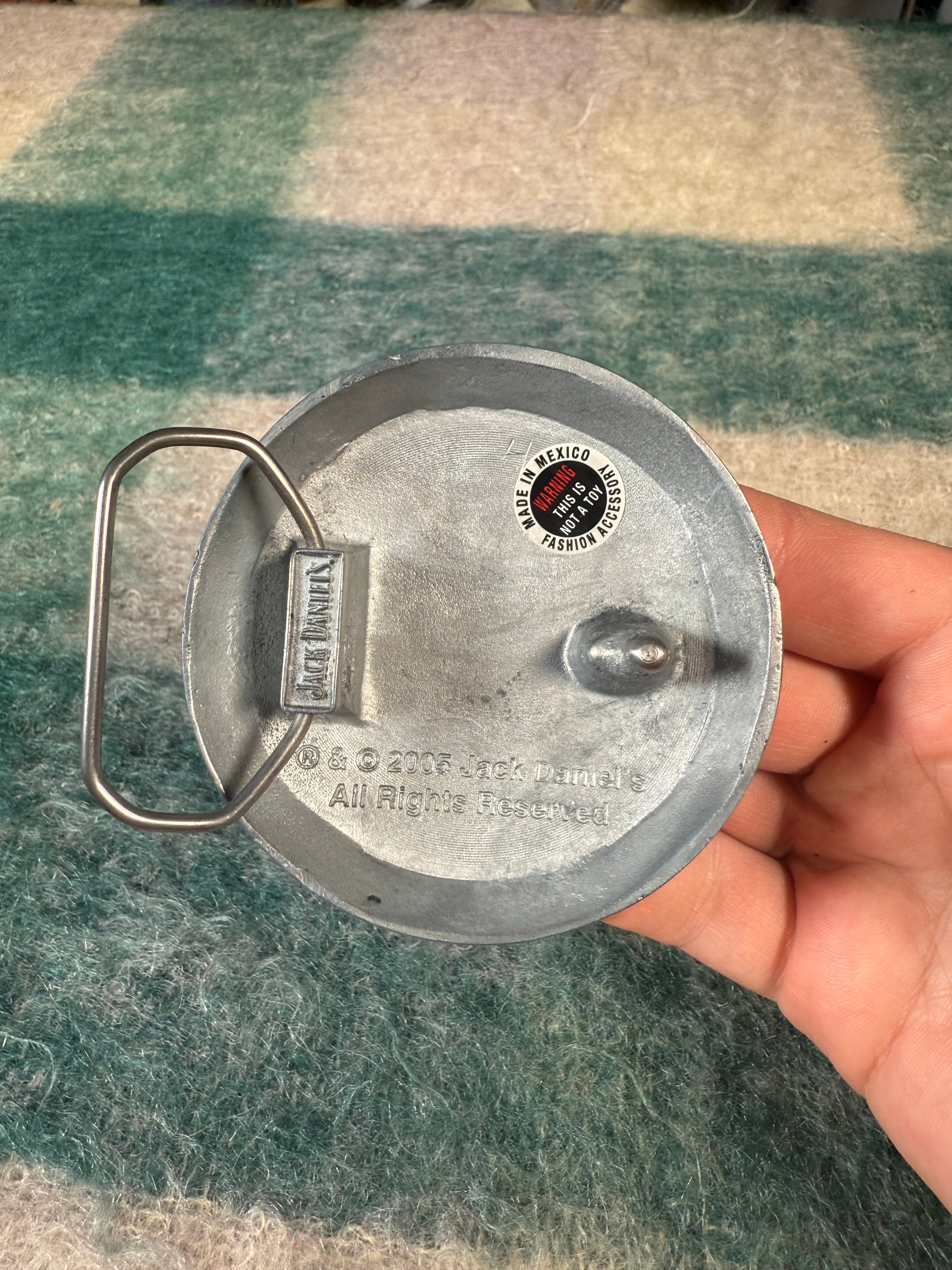 2005 Jack Daniels Number 7 Bottle Cap Belt Buckle