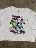 Vintage 1994 Looney Tunes Slumber Party Cropped Shirt (Cropped XXL)