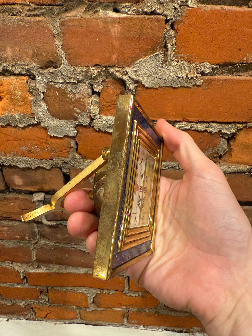 Vintage Gucci Lapis Clock (Needs Refurbished)