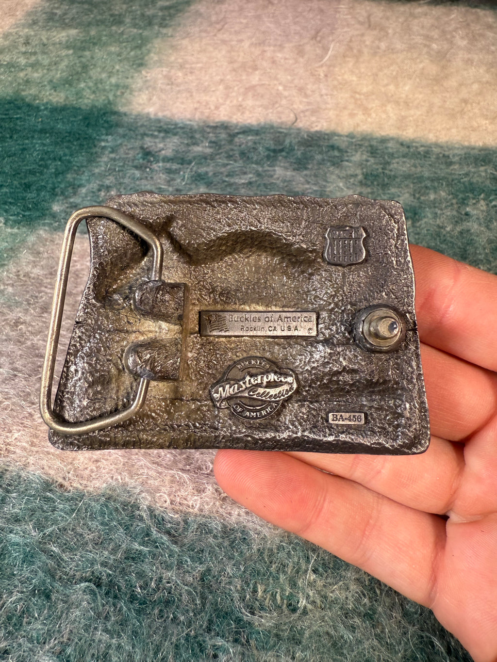 Vintage Bowler Belt Buckle