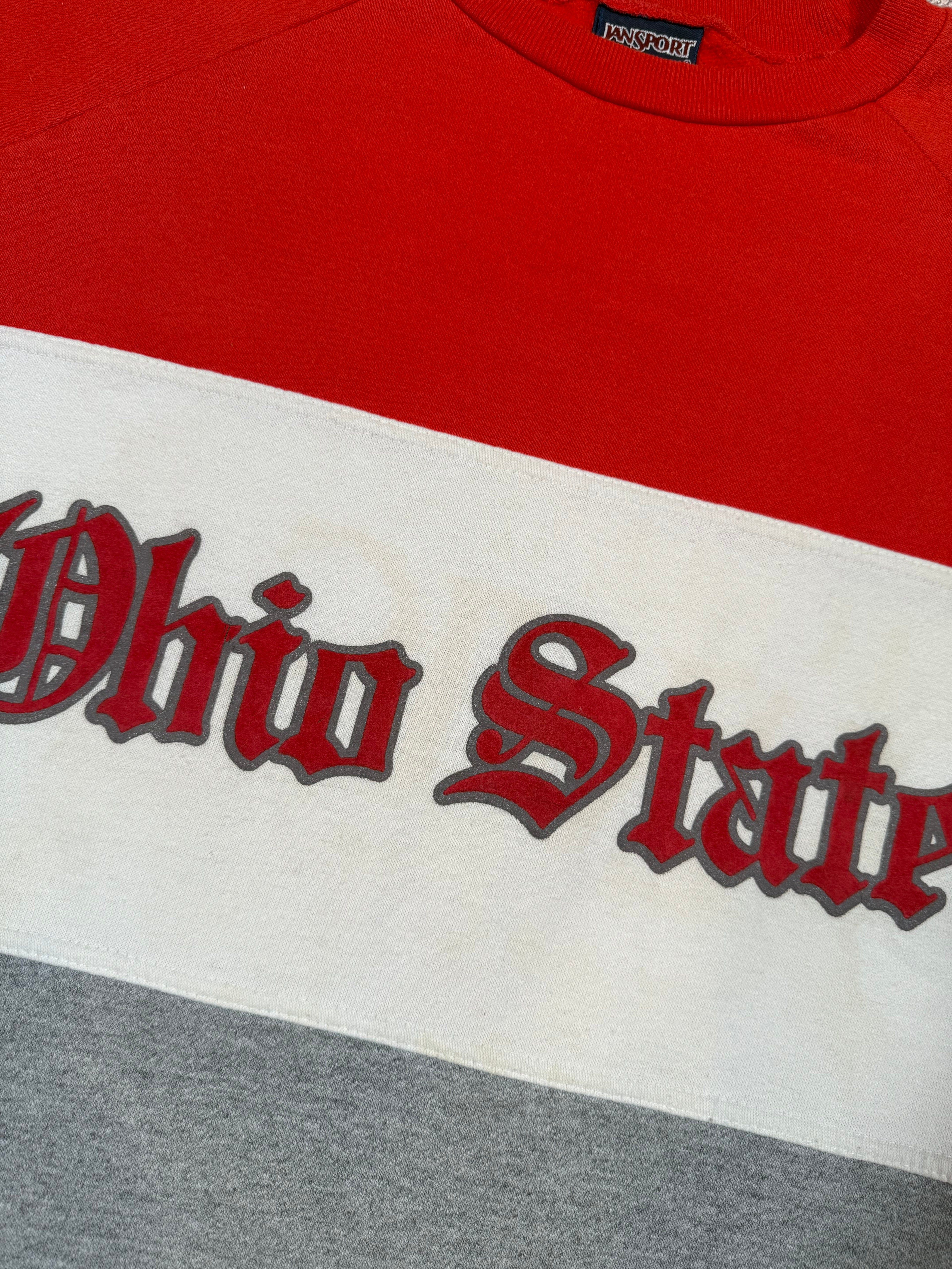 Vintage 80s Ohio State Old English Font Sweatshirt (XL)
