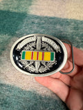Vintage Vietnam Veteran Belt Buckle