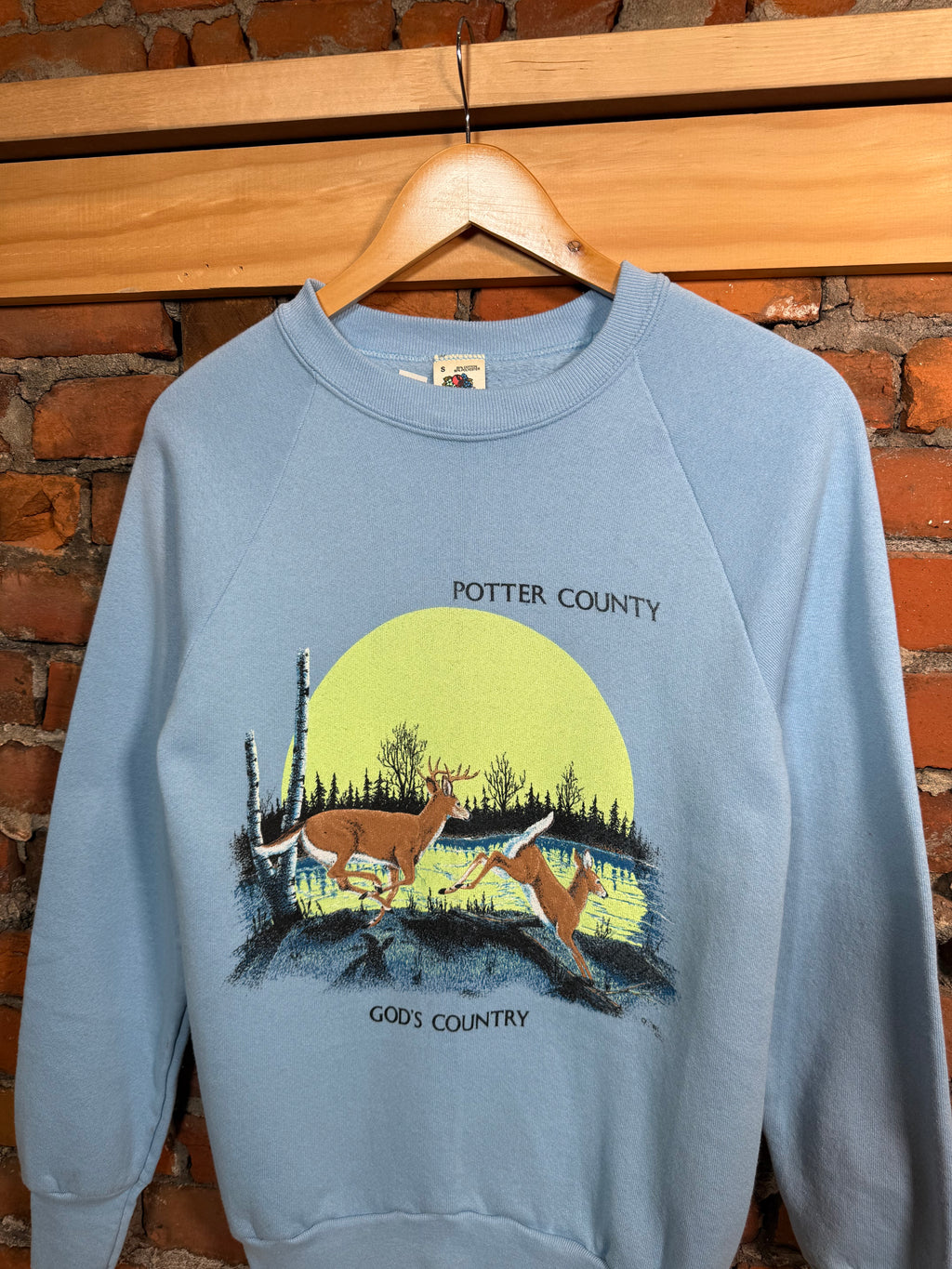 Vintage Gods Country Deer Crewneck (WS)