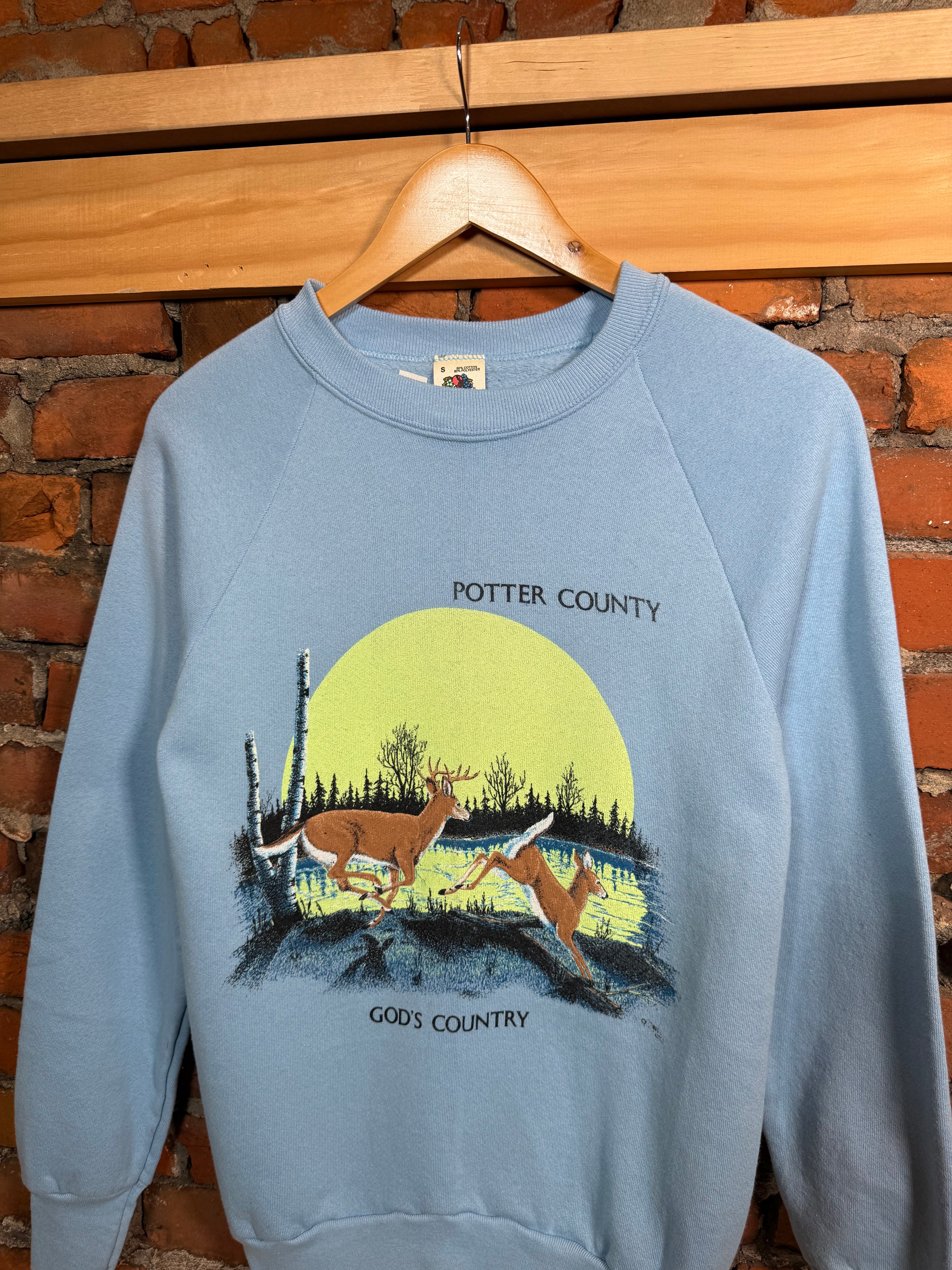 Vintage Gods Country Deer Crewneck (WS)