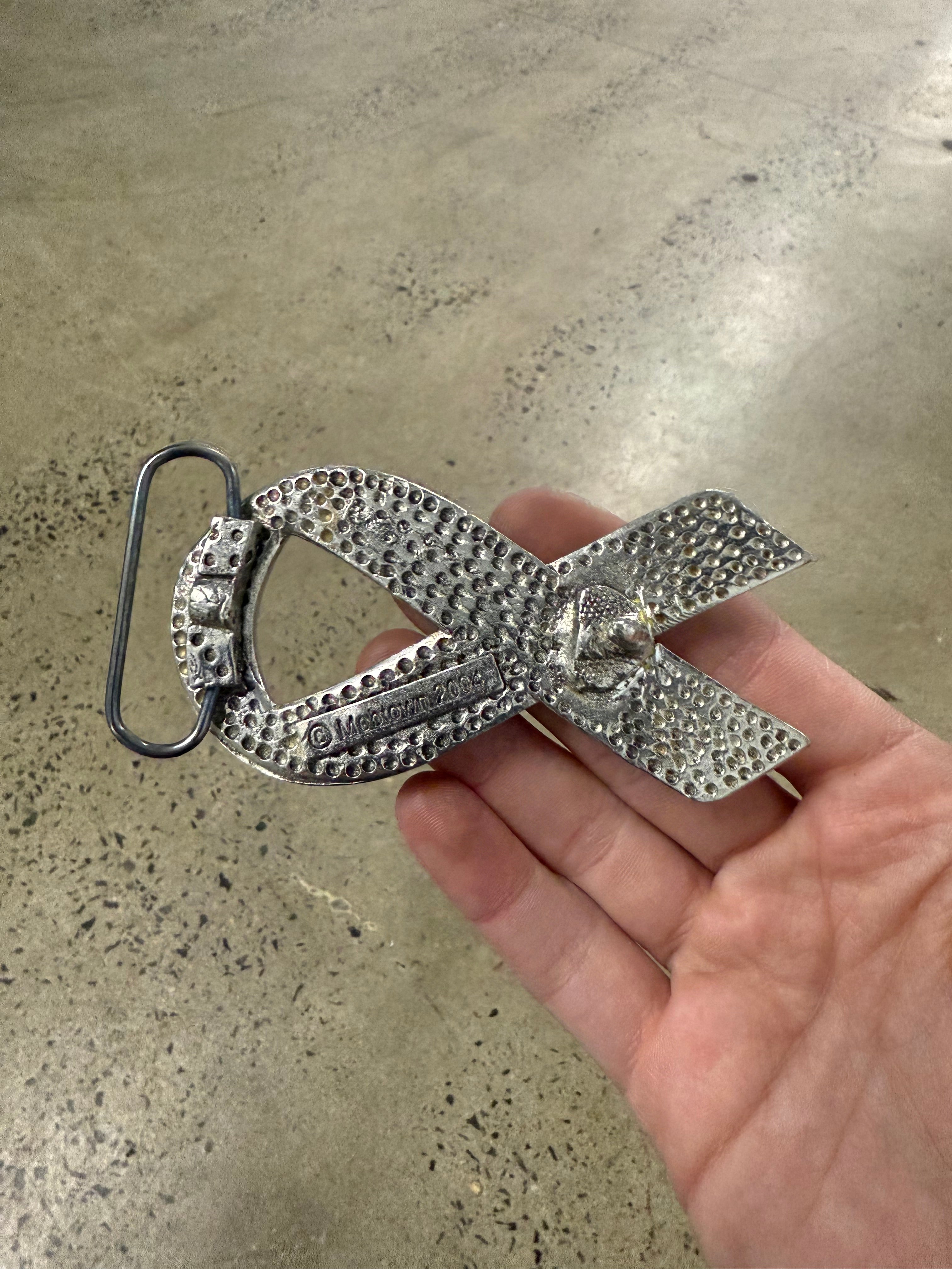2004 Support Our Troops Ribbon Belt Buckle