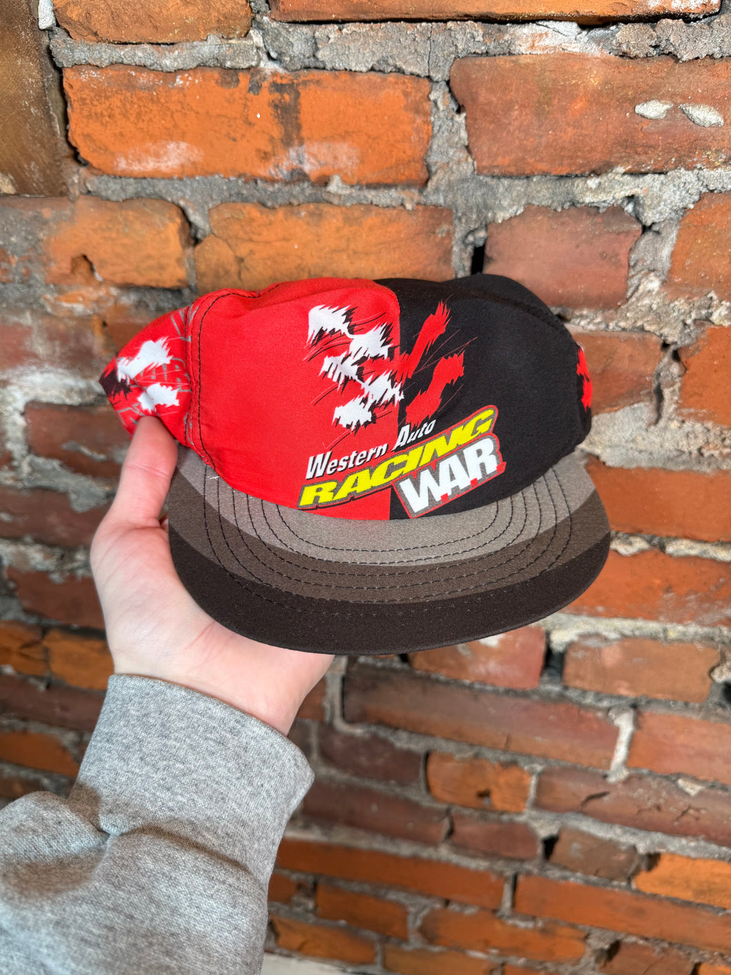 Vintage Western Auto Racing War SnapBack Hat