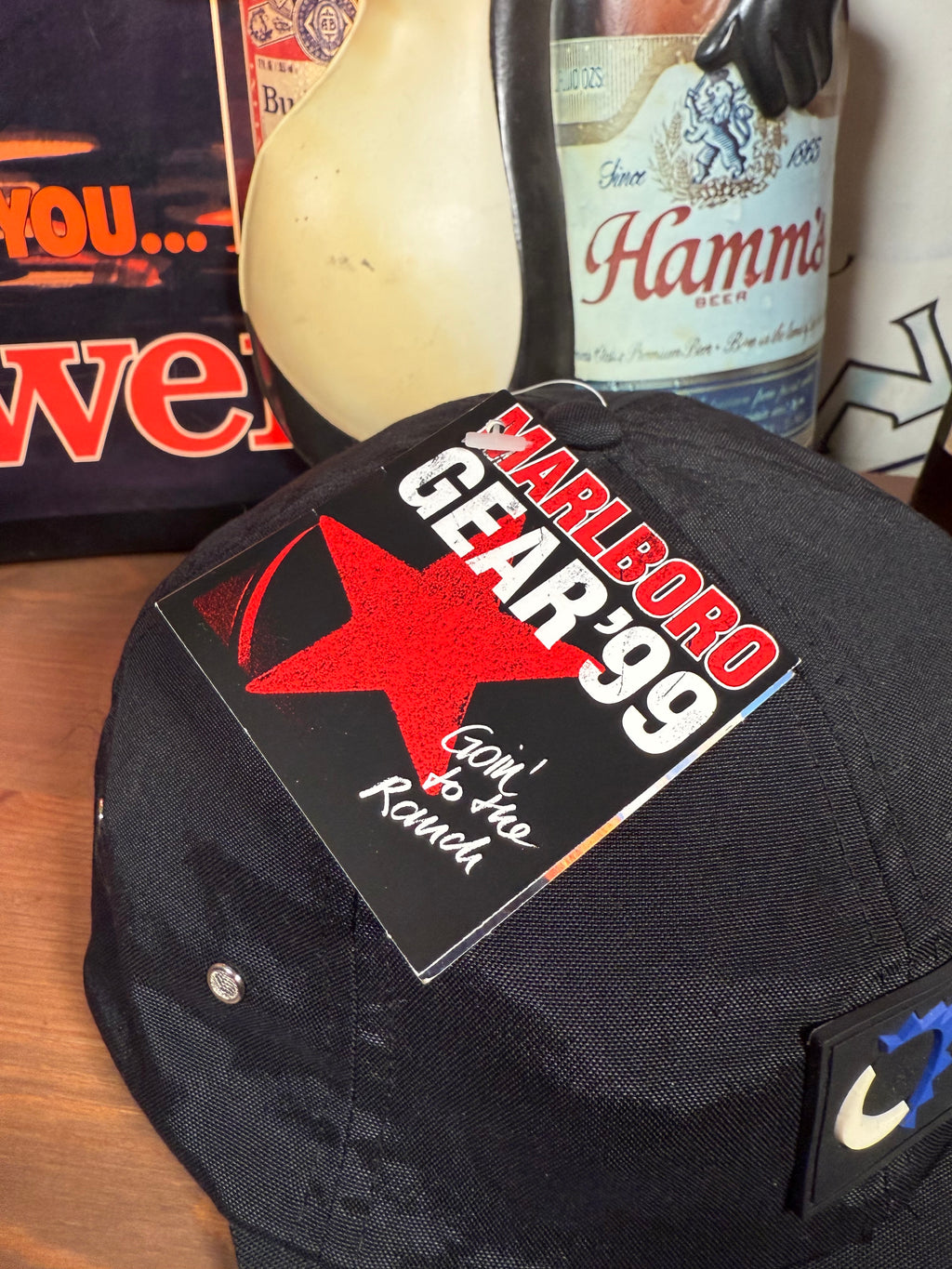 Vintage Unworn 1999 Marlboro Sun and Moon Hat