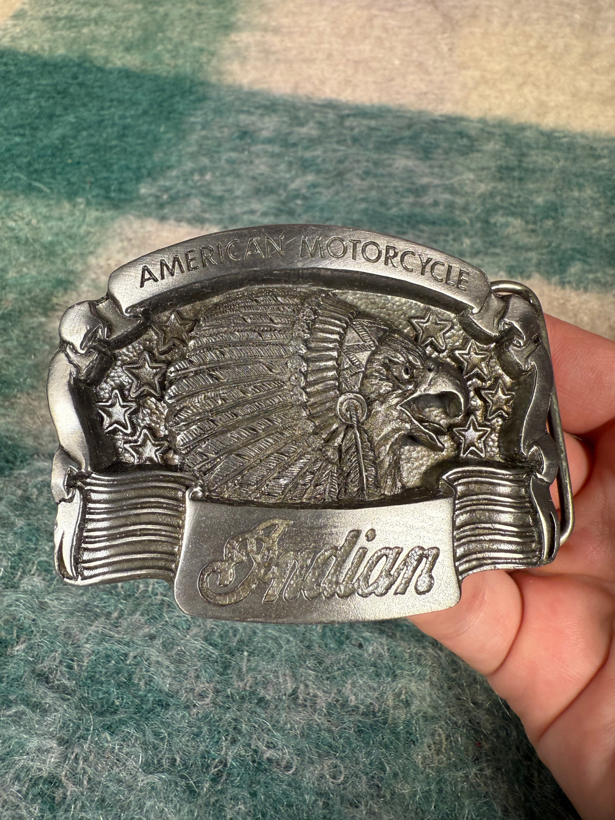 Vintage Indian Motorcycles Eagle Belt Buckle