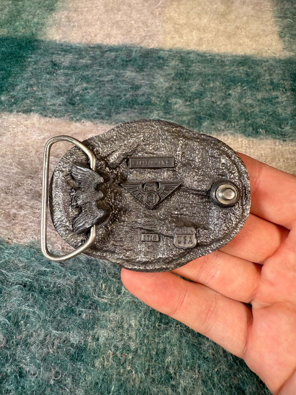 Vintage 1997 Jazz & Blues on Bourbon Street Belt Buckle