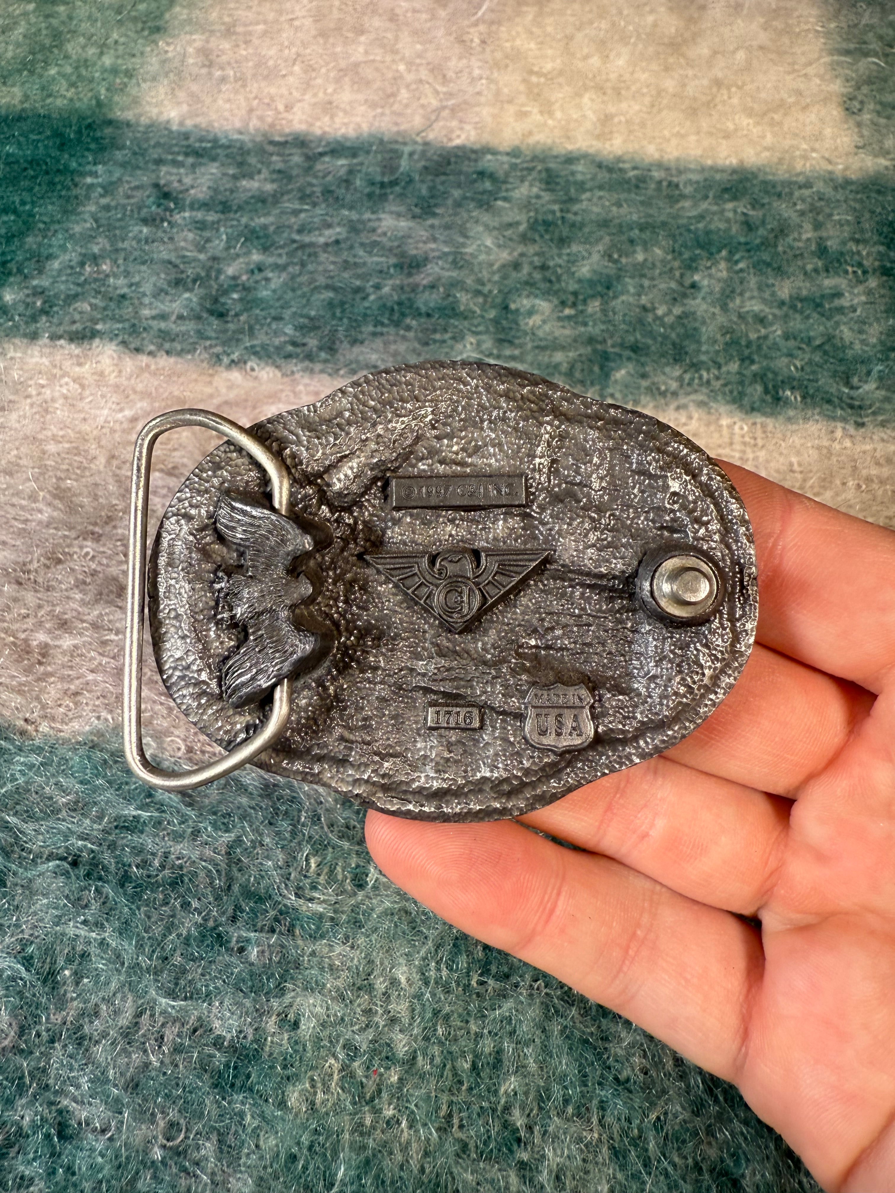 Vintage 1997 Jazz & Blues on Bourbon Street Belt Buckle