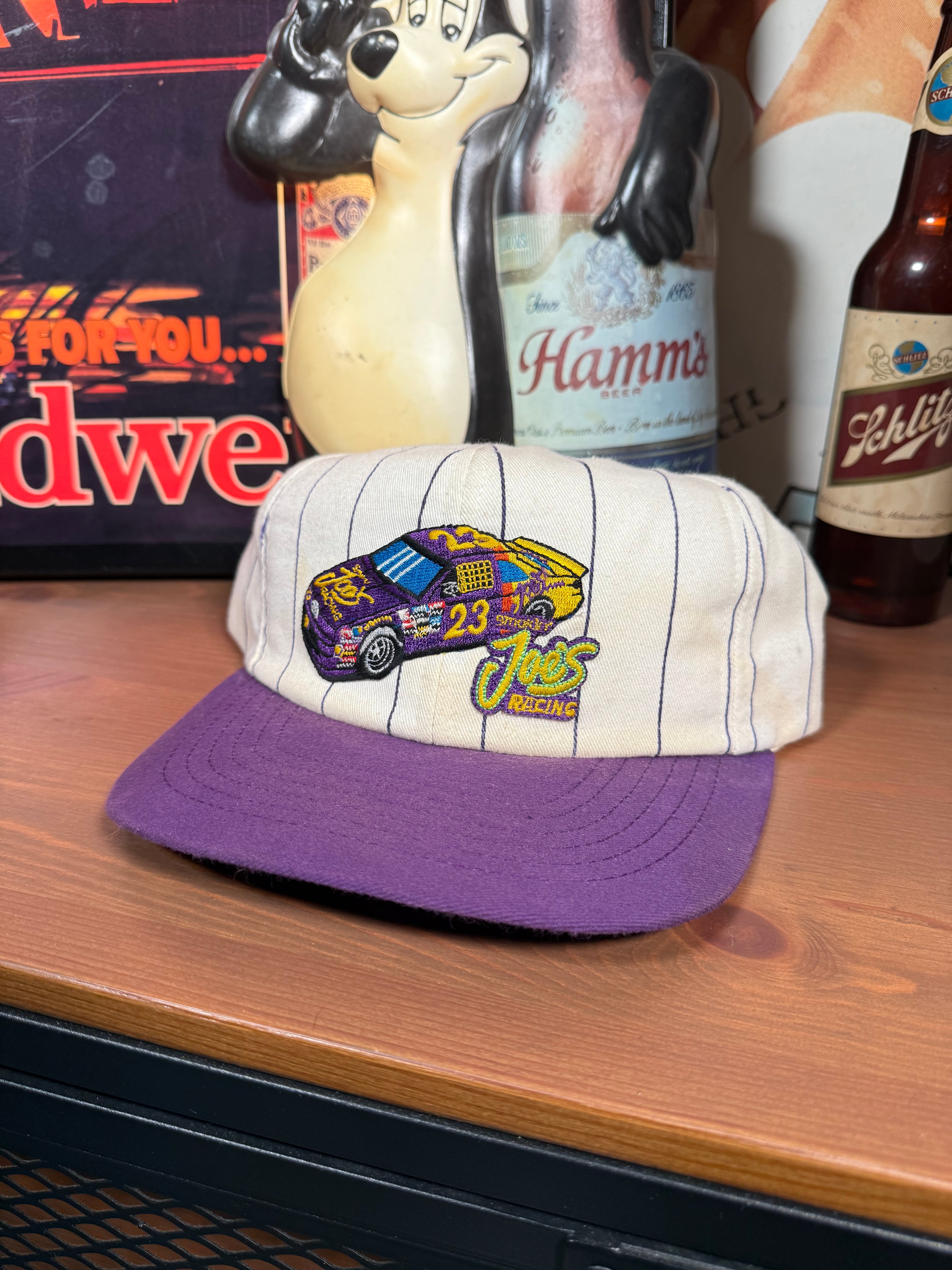 Vintage Camel Cigs Smokin Joes Racing Car Snapback Hat