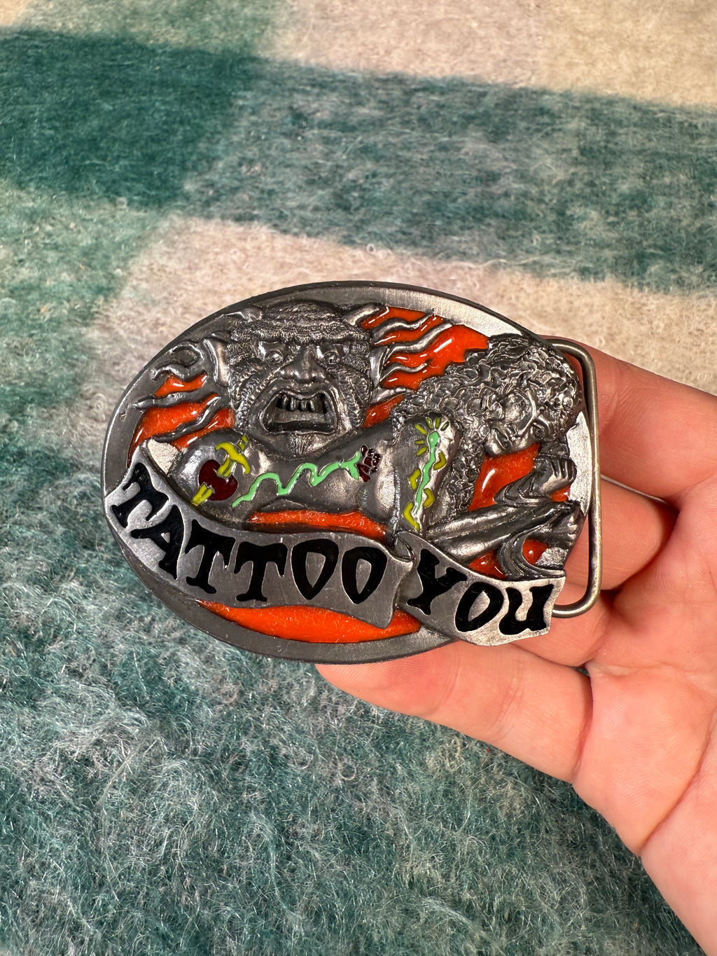 Vintage Tattoo You Belt Buckle