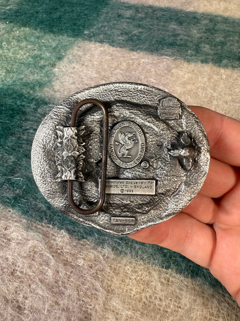 Vintage 1995 Dragon Belt Buckle