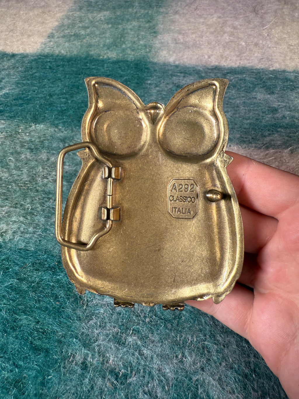 Vintage 2000s Owl Oversized Belt Buckle