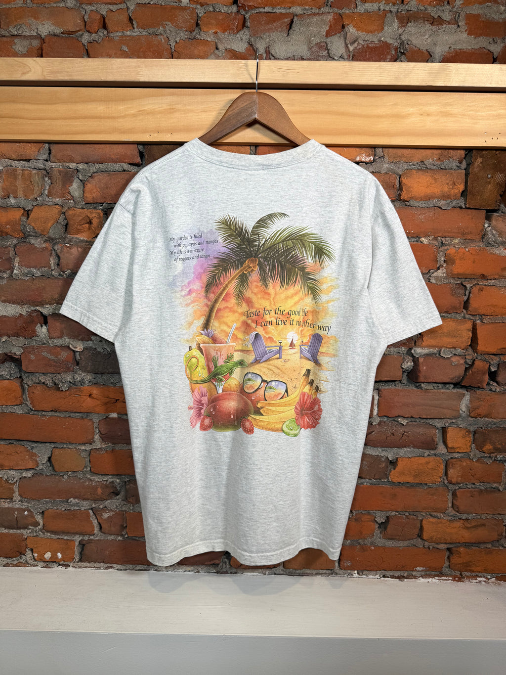 Vintage Taste For The Good Life Caribbean Soul Shirt (XL)