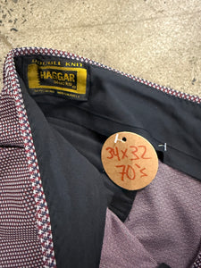 Vintage 70s Haggar Pattern Flare Pants (34x32)