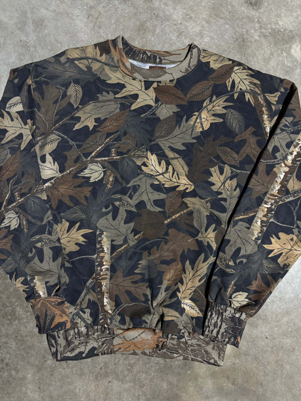 Vintage Ace Outdoors Camo Crewneck (XL)