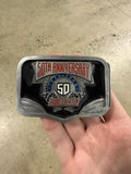 Vintage 1998 Nascar 50th Anniversary Belt Buckle