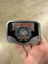 Load image into Gallery viewer, Vintage 1998 Nascar 50th Anniversary Belt Buckle

